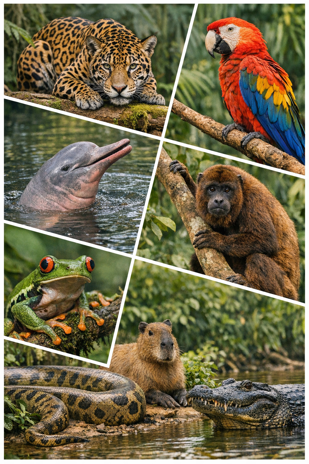 Faune sauvage de l'Amazonie brésilienne — biodiversité